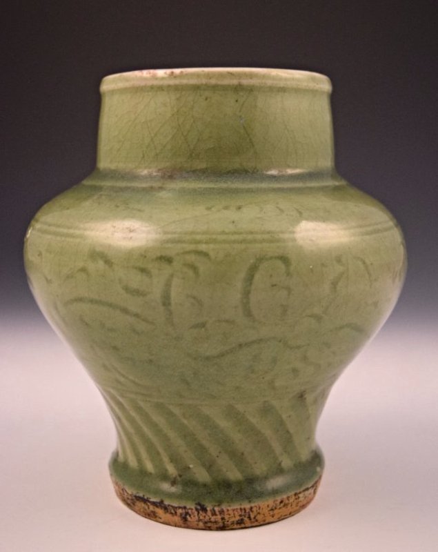 Ming Dynasty Longquan Meiping Vase (1 of 5)