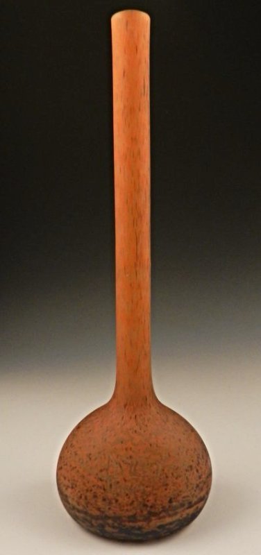 Daum Nancy French Mottled Long Neck Vase (1 of 7)