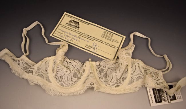 Farrah Fawcett Owned Bra: A bra owned by Farrah Fawcett Originally acquired from Star Wears Issued with COA