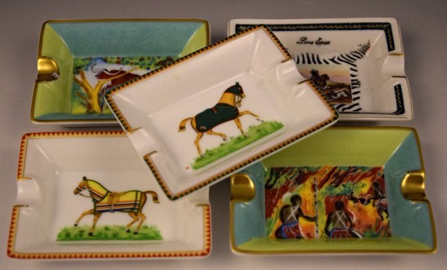 Grouping of Hermes Ashtrays (1 of 3)