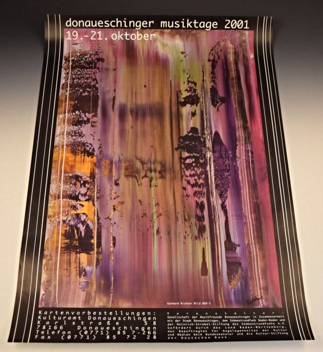 Gerhard Richter Signed Poster (1 of 4)