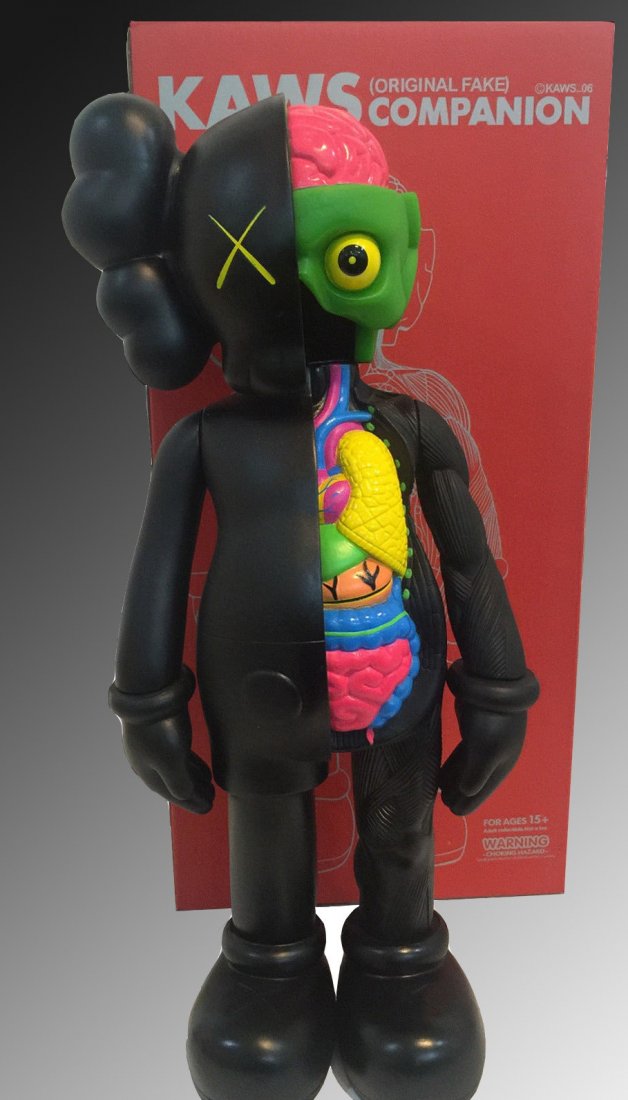 KAWS: Kaws dissect companion figure with box Measures: 16 inches in height