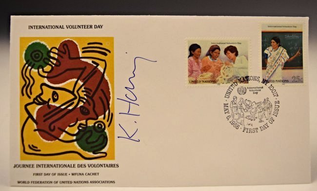Keith Haring Signed Volunteer Day (1 of 3)
