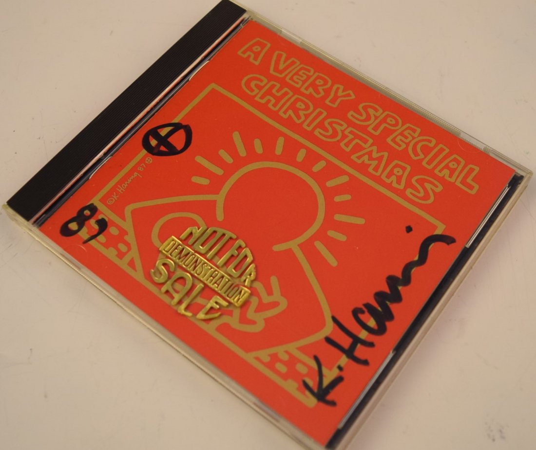 Keith Haring Signed CD (1 of 3)