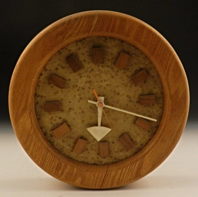 George Nelson Howard Miller Clock: Vintage 1970's George Nelson clock Measures: 13 inches