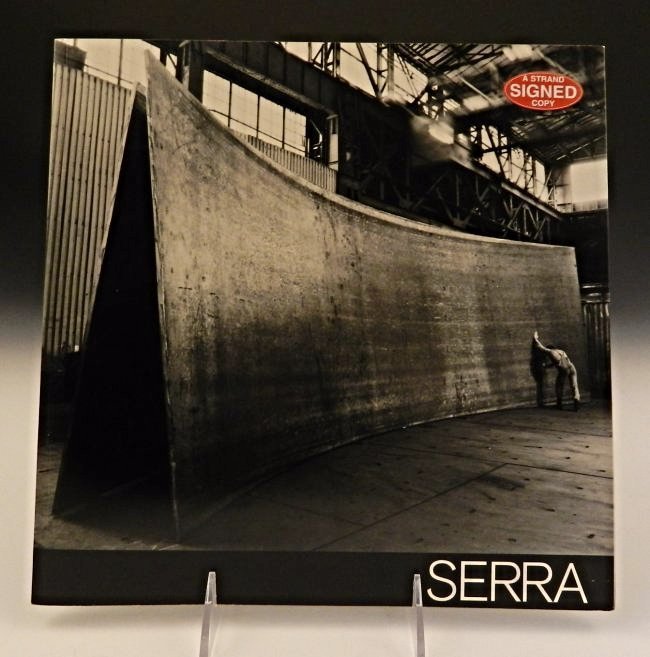 Richard Serra Signed Book: Richard Serra - Sculpture 1985-187 Produced by Richard Serra for Pace Gallery & Leo Castelli Signed in marker by Serra on front page