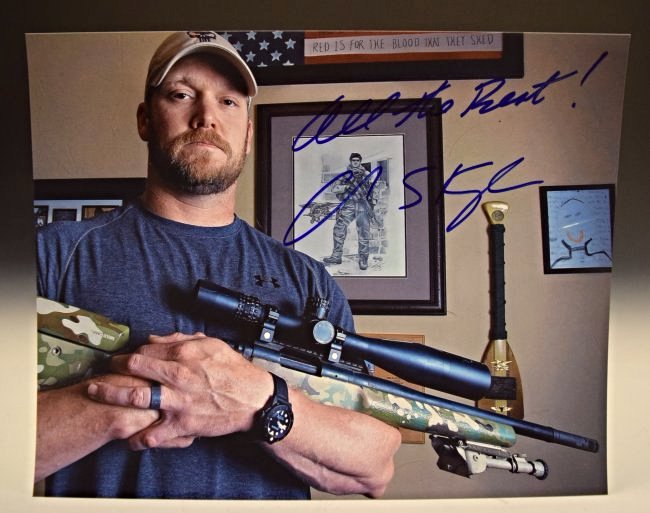 Chris Kyle American Sniper Signed Photograph (1 of 3)