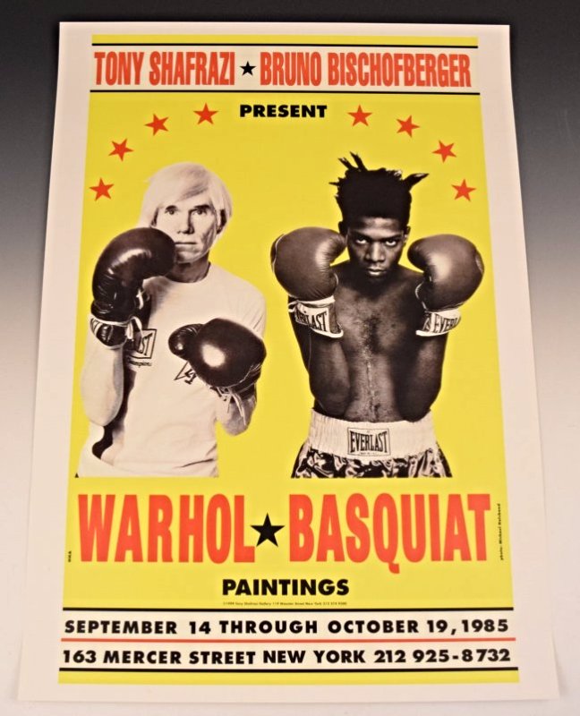 Andy Warhol, Jean Basquiat Gallery Poster (1 of 4)