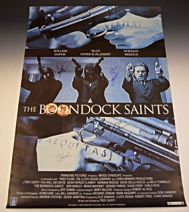 The Boondock Saints Cast Signed Movie Poster (1 of 5)