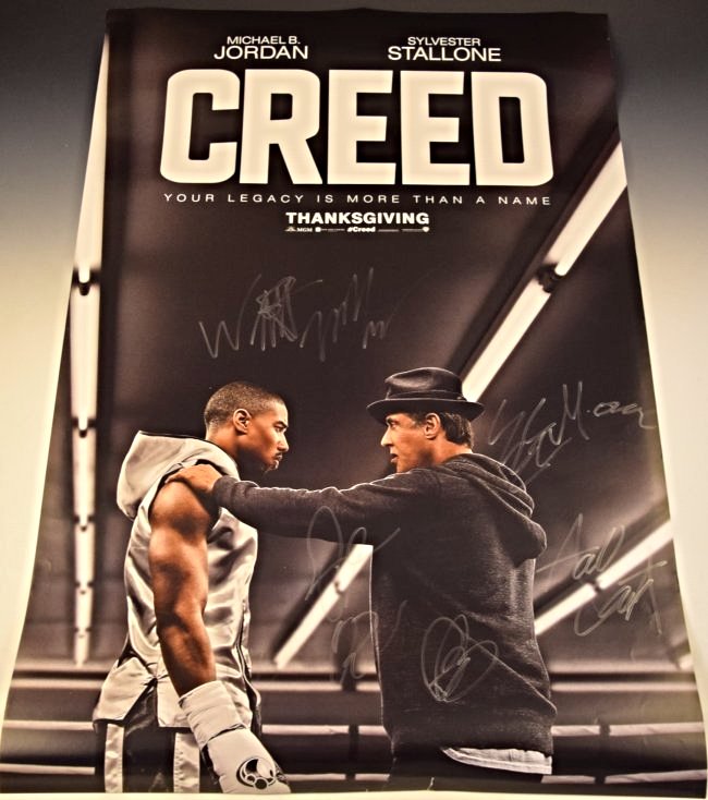 Creed Cast Signed Movie Poster (1 of 4)