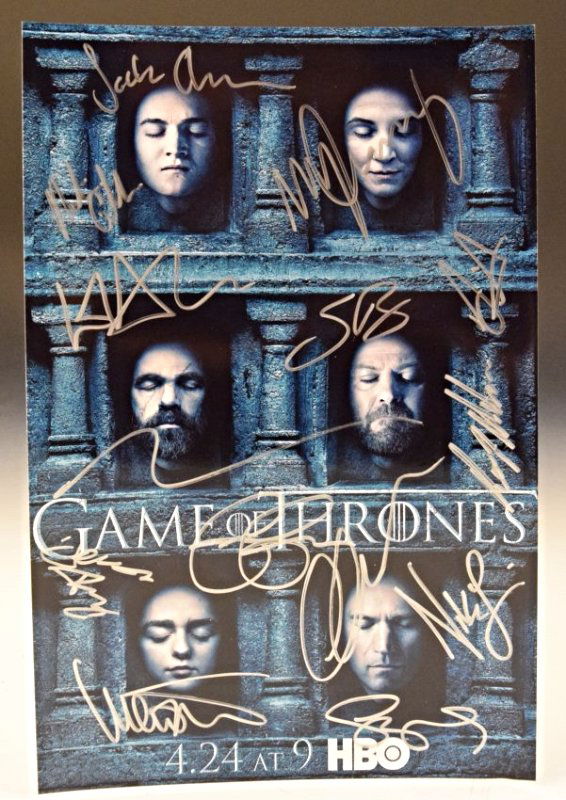 Game Of Thrones Cast Signed Photo (1 of 4)