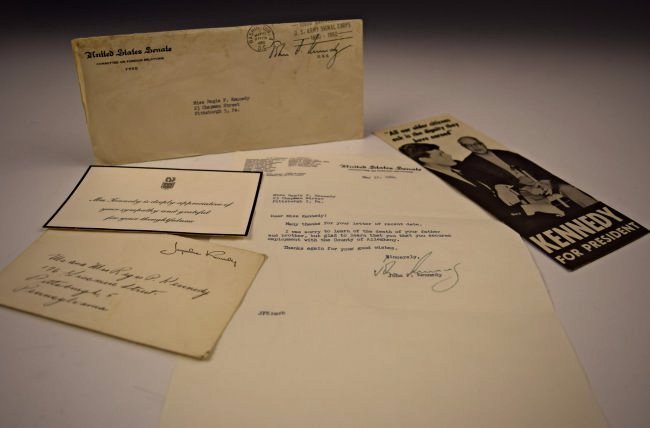 John F. Kennedy Signed Letter (1 of 5)