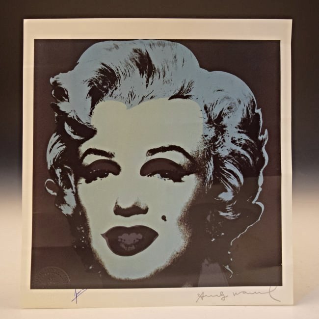 Andy Warhol Marilyn Print Signed (1 of 3)