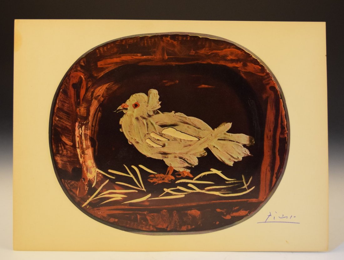 Pablo Picasso Signed Bookplate (1 of 3)