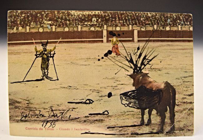 Salvador Dali Signed Original Drawing (1 of 3)