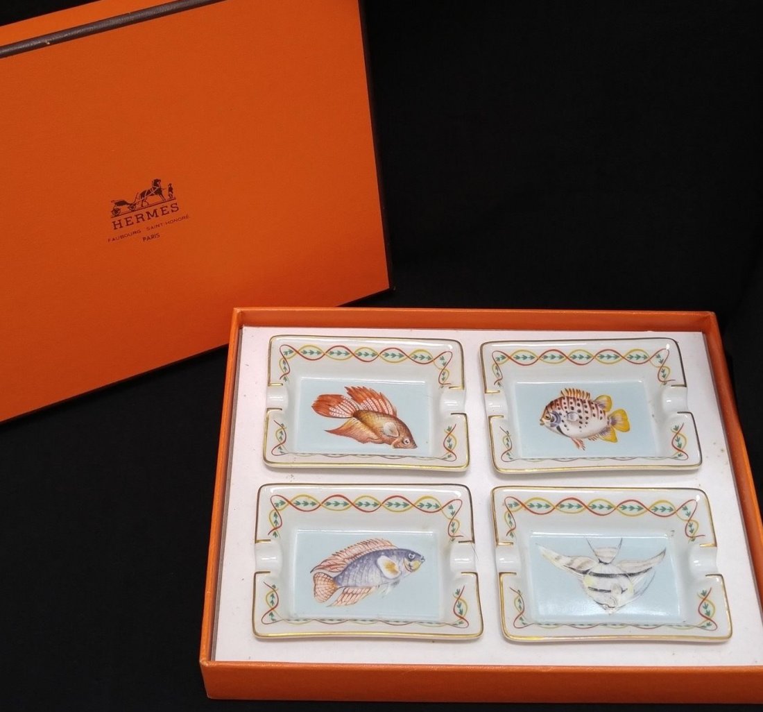 Grouping of Hermes Ashtrays (1 of 3)