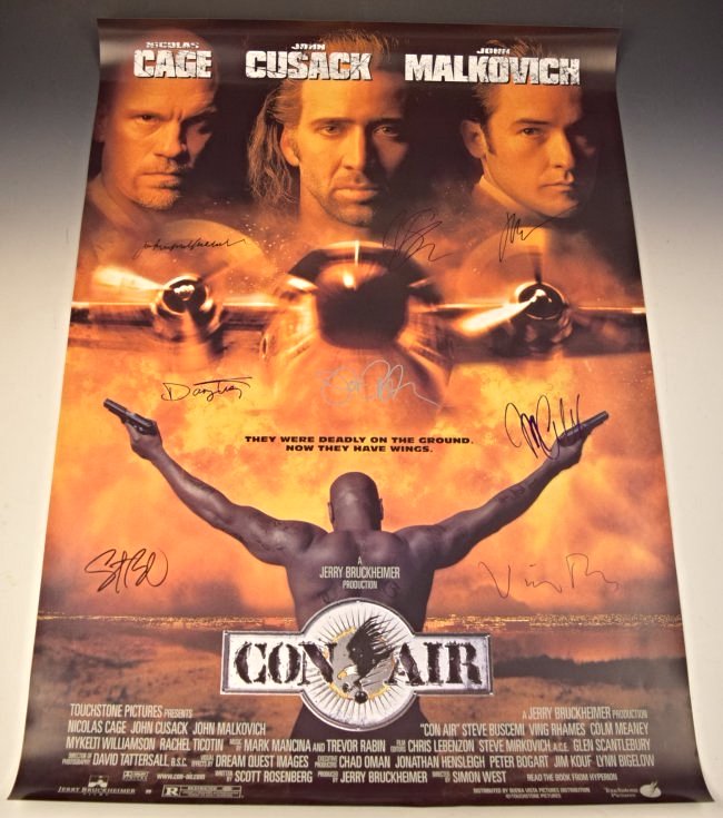 Con Air Cast Signed Movie Poster (1 of 4)