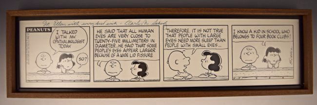 Charles Schulz Signed Comic (1 of 3)