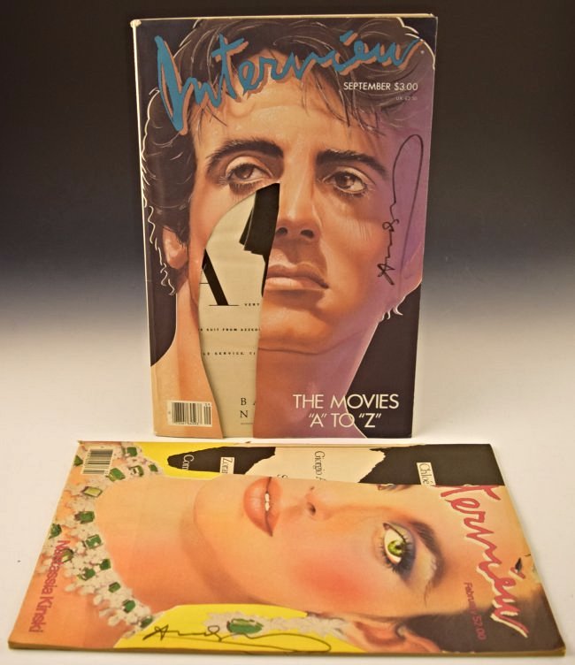 Andy Warhol Signed Interview Magazines (1 of 4)