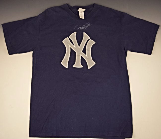 Derek Jeter Signed Shirt (1 of 2)