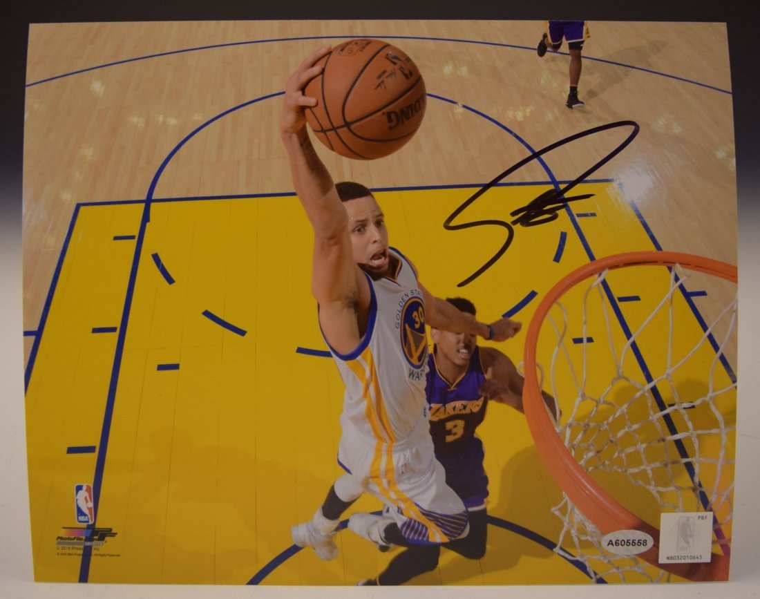 Stephen Curry Signed Photo (1 of 3)