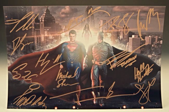 Batman VS Superman Cast Signed Photo (1 of 2)