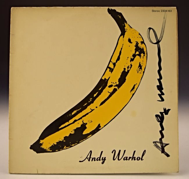 Andy Warhol Signed LP (1 of 3)