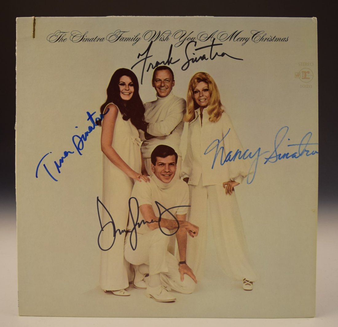 Frank Sinatra Family Signed LP (1 of 3)
