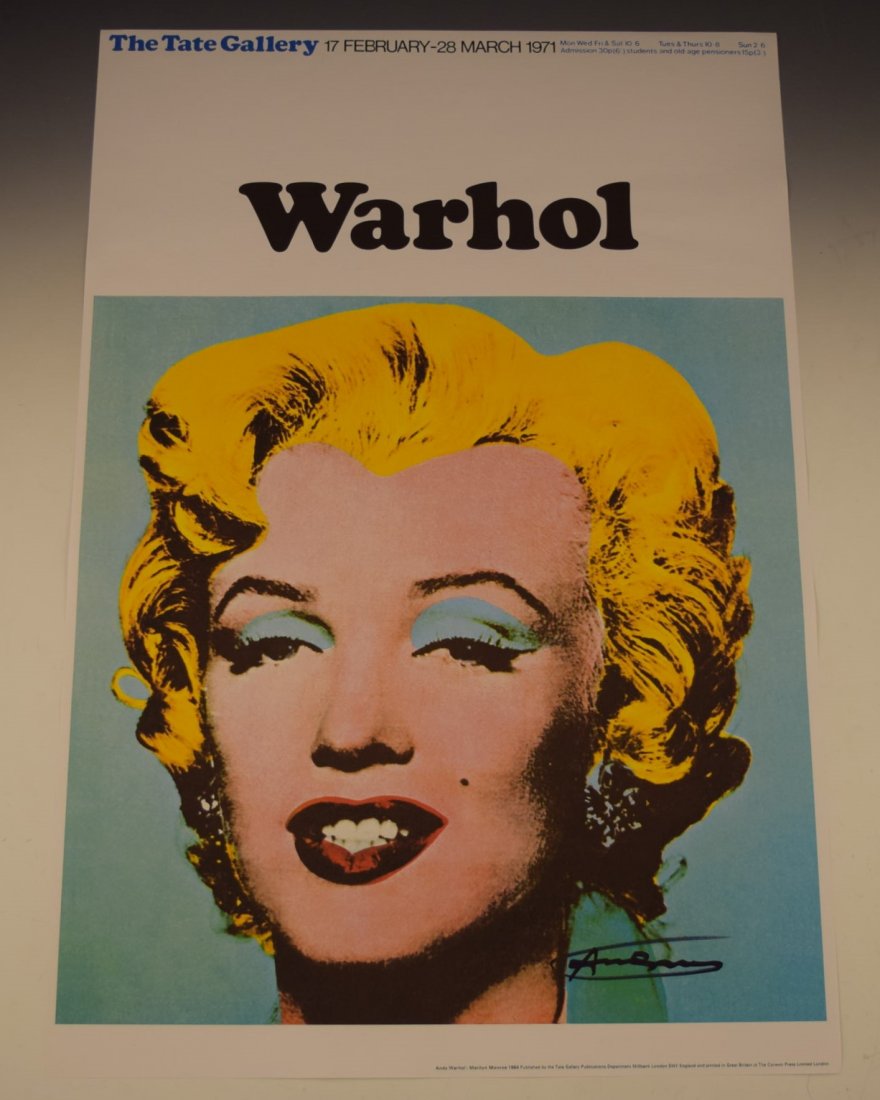 Andy Warhol Marilyn Monroe Signed (1 of 4)