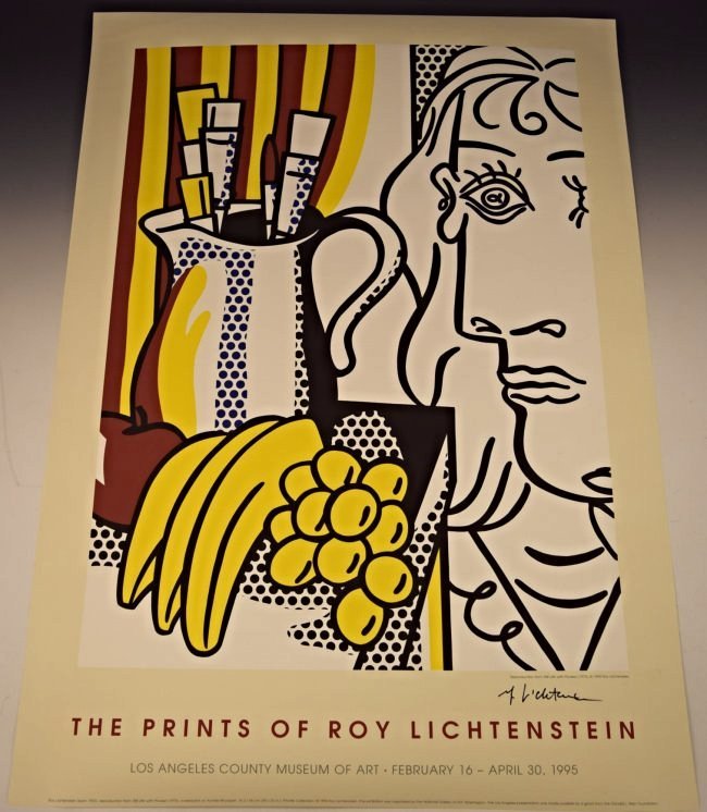 Roy Lichtenstein Signed Poster (1 of 3)