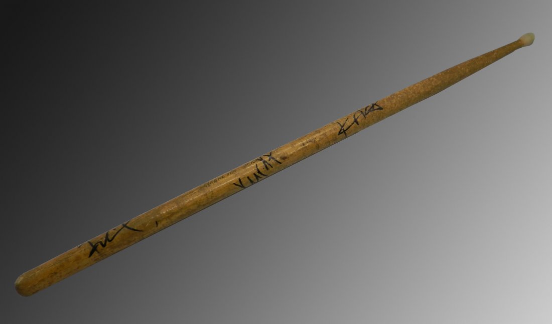 Kurt Cobain Autographed Stage Used Drumstick (1 of 2)