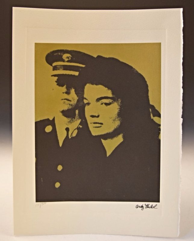 Andy Warhol Jackie Lithograph (1 of 2)
