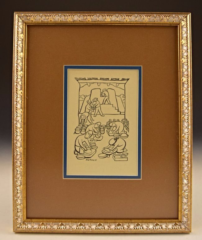 Diego Rivera Lithograph (1 of 3)