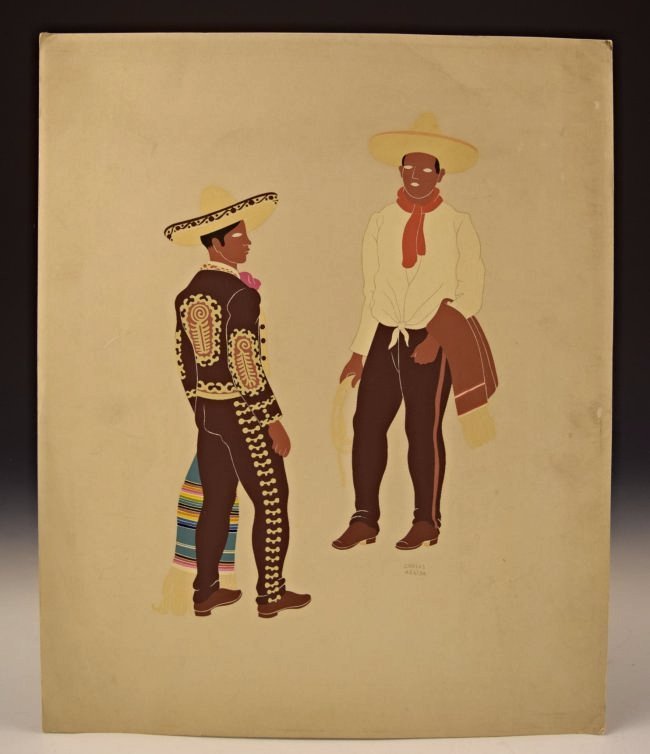 Carlos Merida Lithograph (1 of 2)