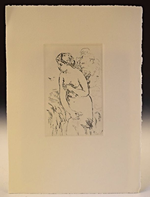 Pierre Auguste Renoir Etching (1 of 3)