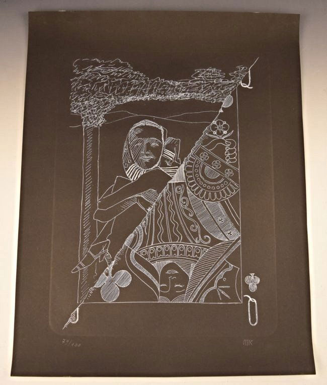 Man Ray Signed Etching (1 of 3)