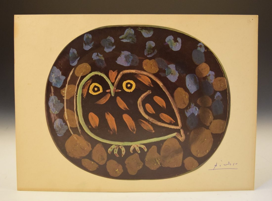 Pablo Picasso Signed Bookplate (1 of 3)