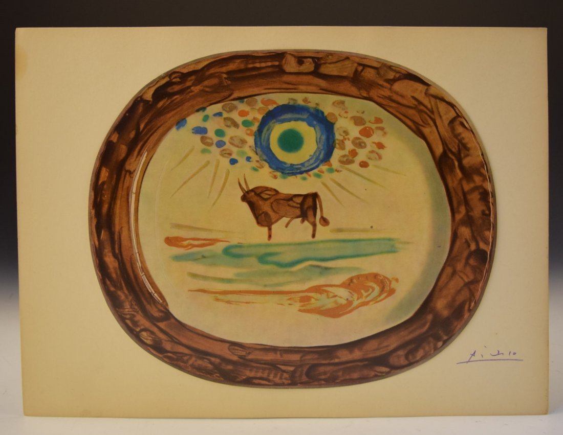 Pablo Picasso Signed Bookplate (1 of 3)