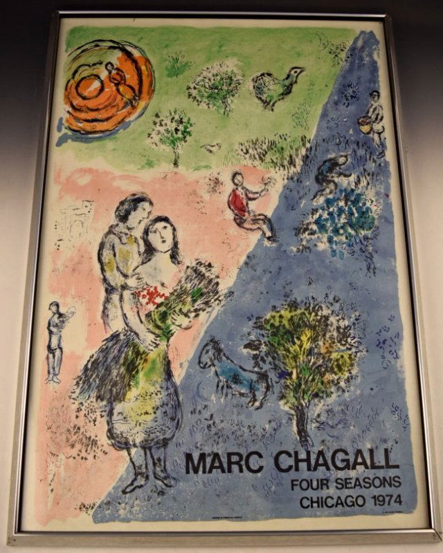 Marc Chagall Four Seasons Lithograph (1 of 3)