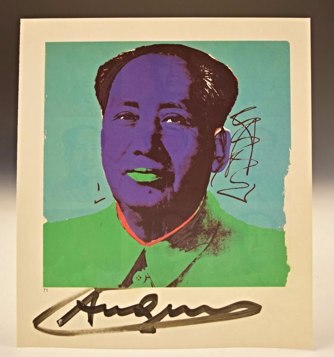 Andy Warhol Signed Mao (1 of 3)