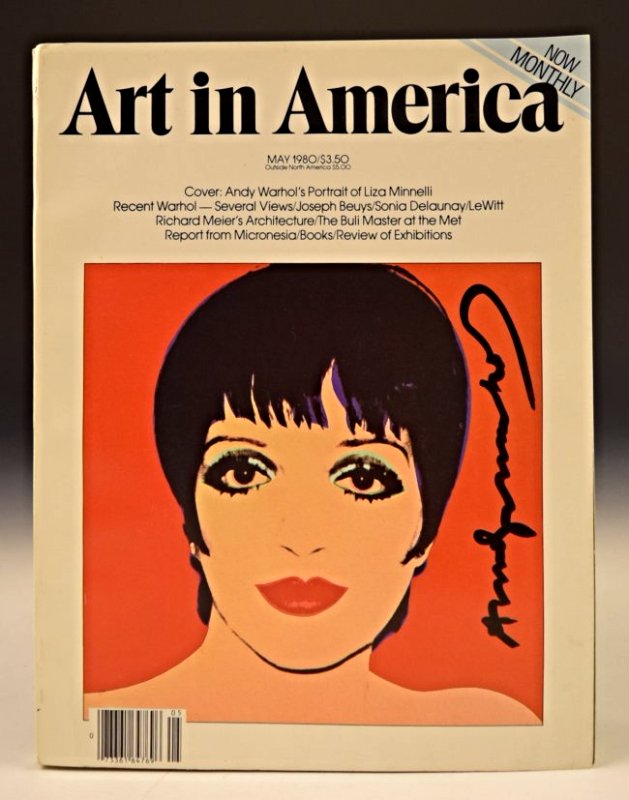 Andy Warhol Signed Magazine Cover (1 of 2)