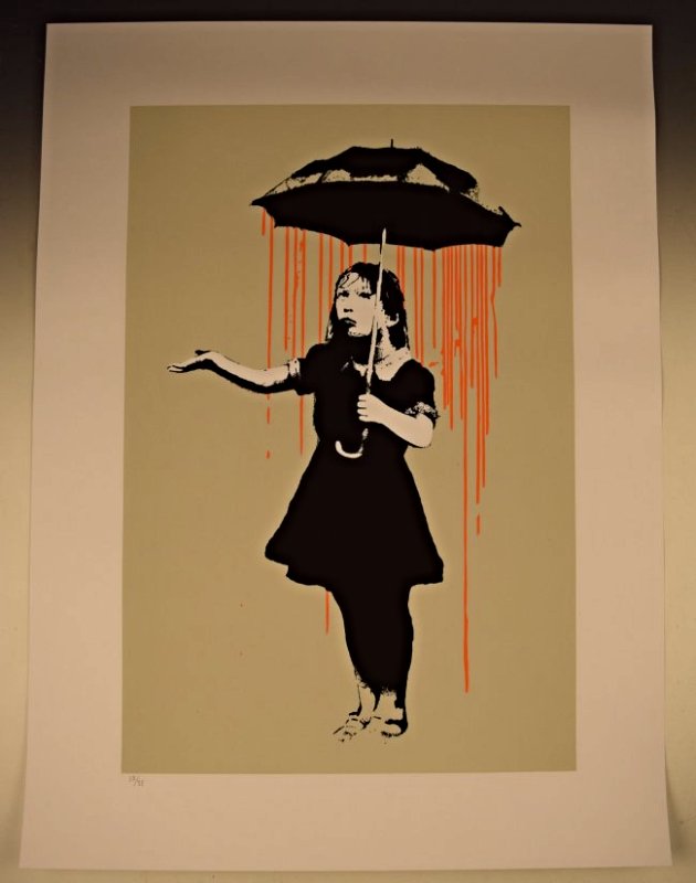 Banksy Screenprint (1 of 3)