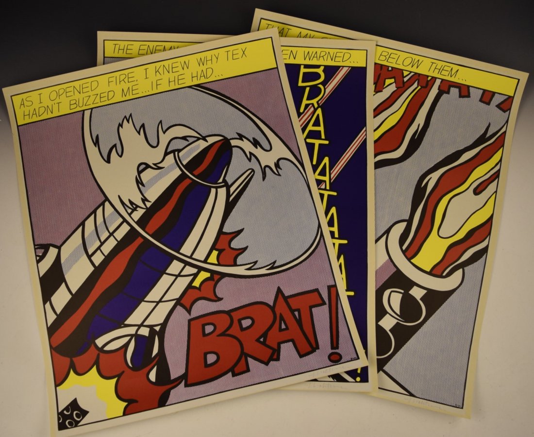 Roy Lichtenstein Signed As I Opened Fire (1 of 6)