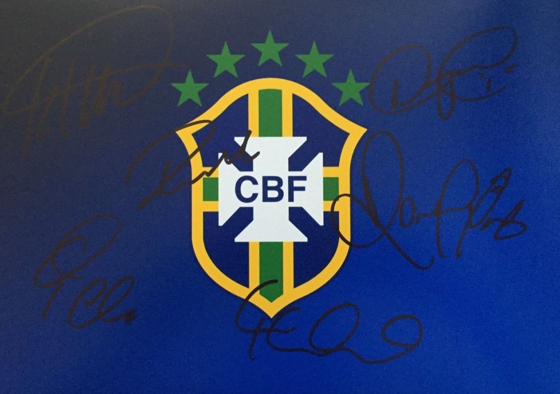 Brazil Team Signed Photo (1 of 1)