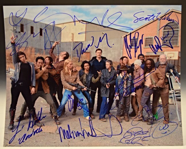 The Walking Dead Cast Signed Photo (1 of 2)