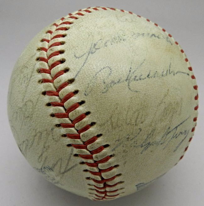 1962 Yankees Team Signed Baseball (1 of 5)