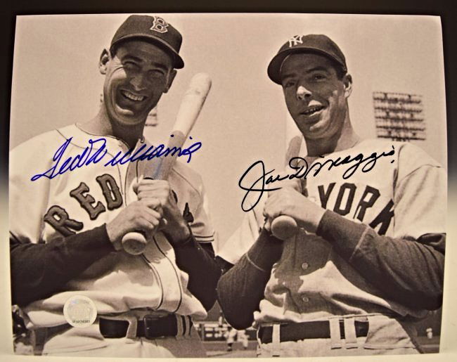 Joe DiMaggio, Ted Williams Signed Photo (1 of 3)