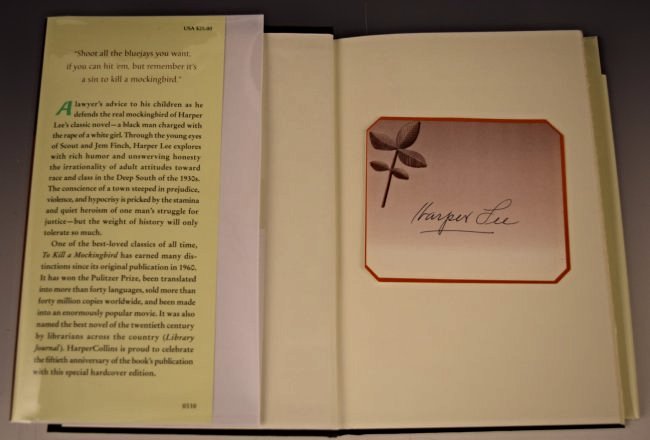 Harper Lee, To Kill A Mockingbird, Signed Book (1 of 2)