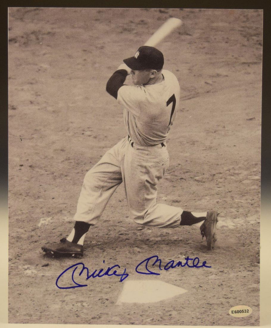 Mickey Mantle Signed Photo (1 of 3)