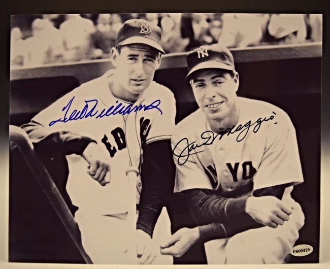Joe DiMaggio, Ted Williams Signed Photo (1 of 3)